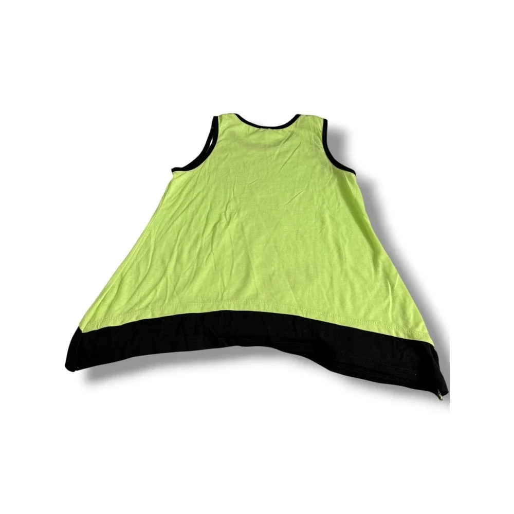 Beautees Girls 2 Piece Love Butterfly Neon Tank Bike Shorts Set Size 6 NWT